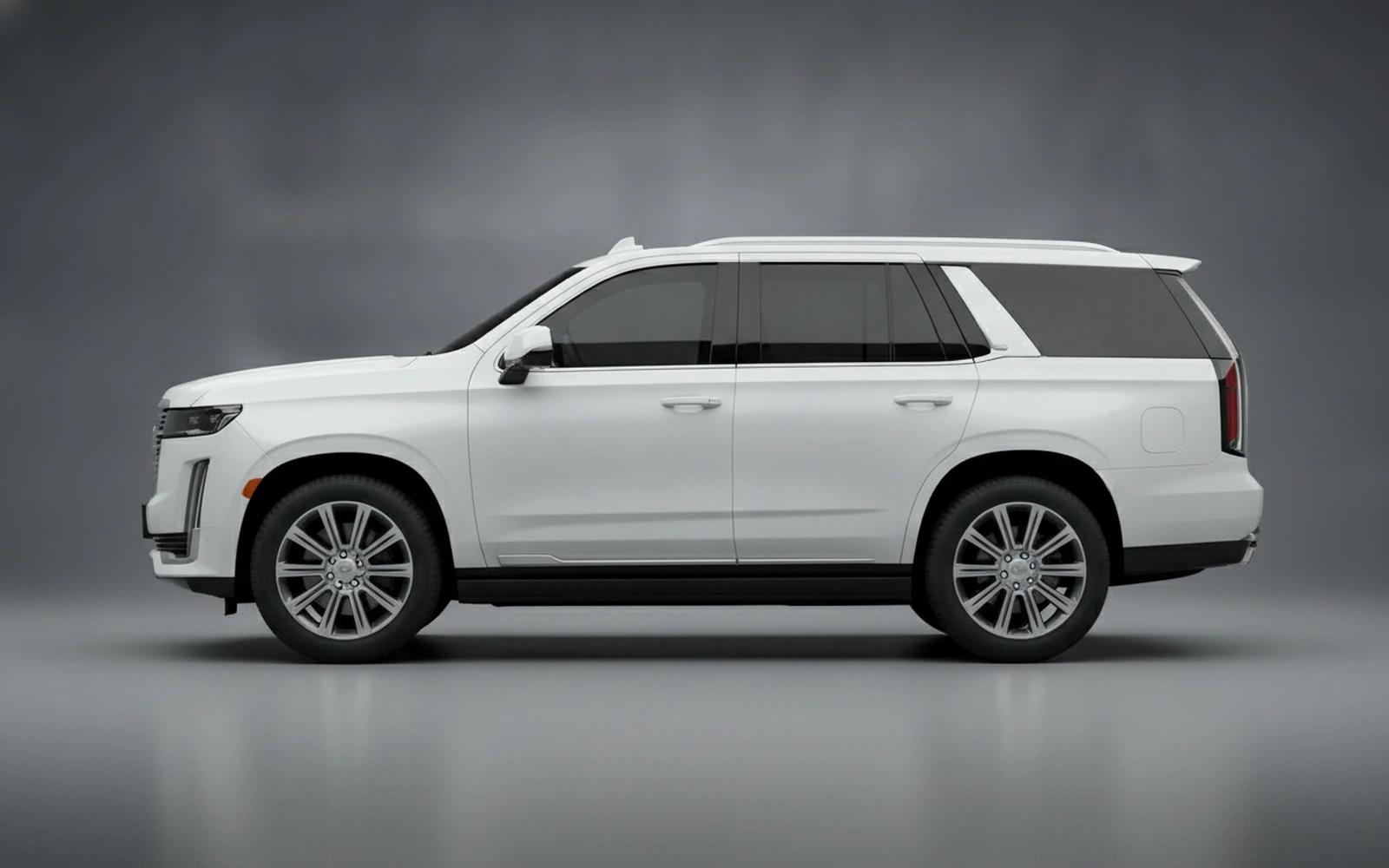Cadillac Escalade White 2021 — exterior rear view