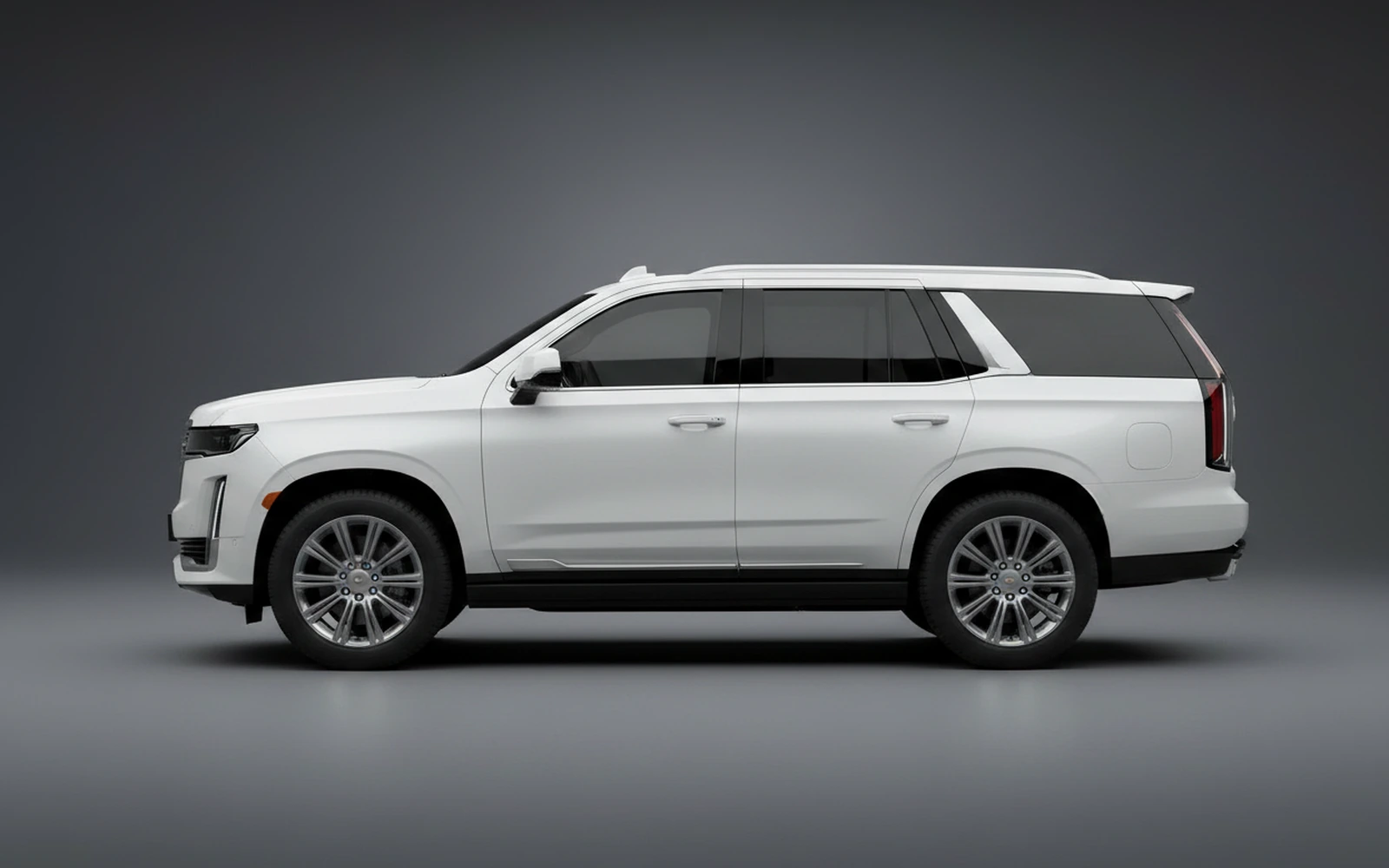 Cadillac Escalade White 2025 — exterior rear view