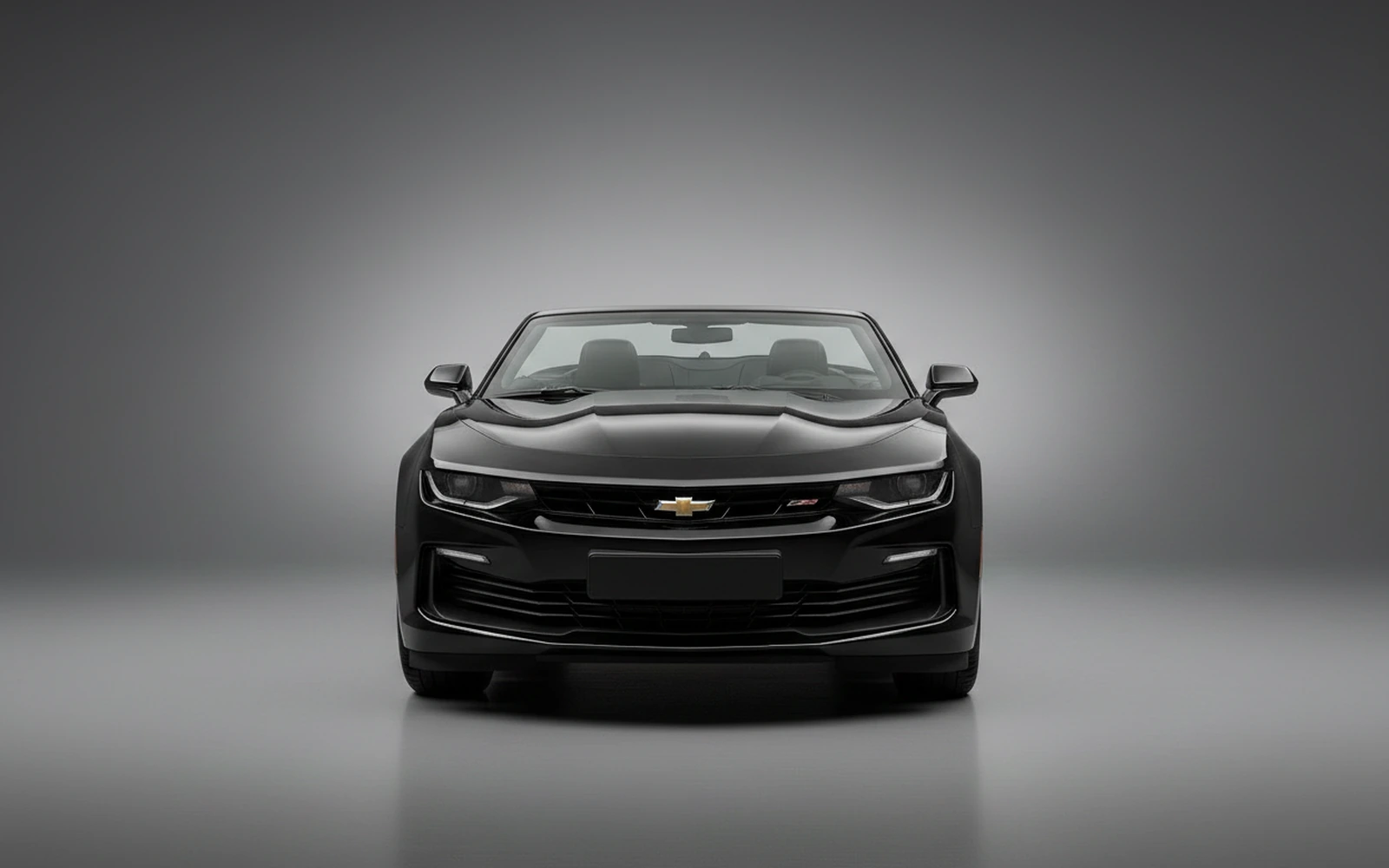Chevrolet Camaro Convertible Black 2025 — exterior side view