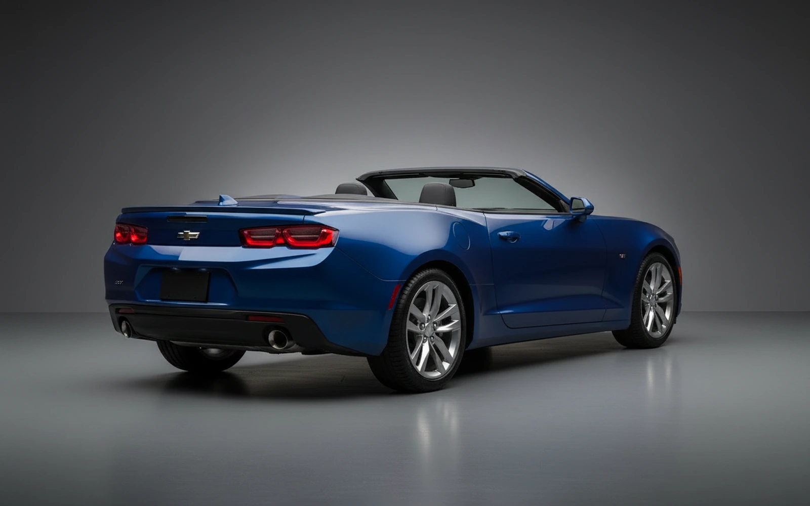 Chevrolet Camaro Convertible Blue 2022 — interior dashboard