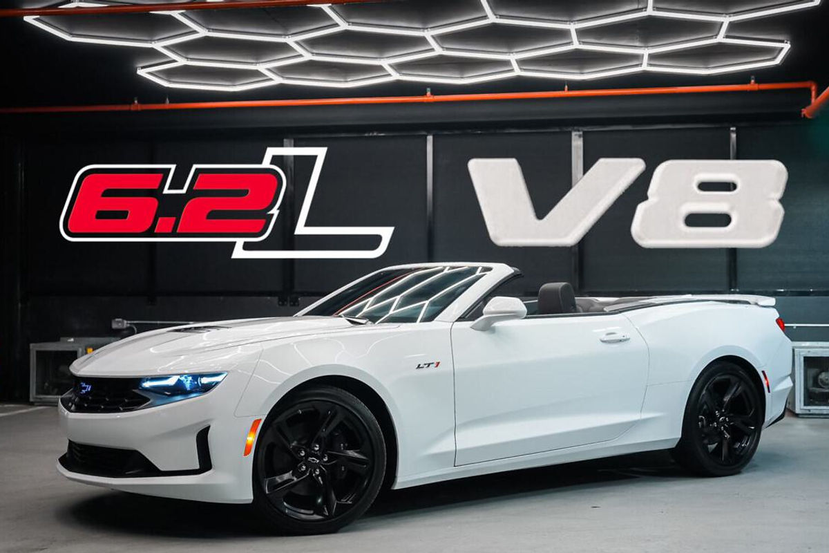 Chevrolet Camaro LT1 White 2024 for rent in Miami — exterior photo