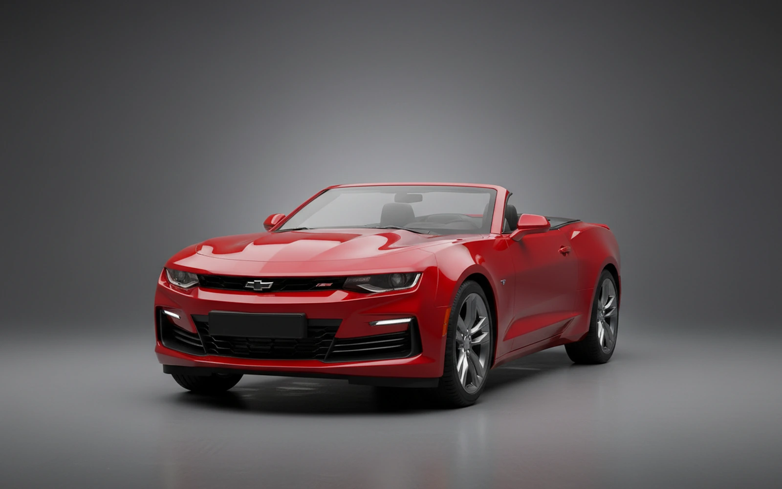 Chevrolet Camaro Convertible Red 2023 for rent in Miami — exterior front view