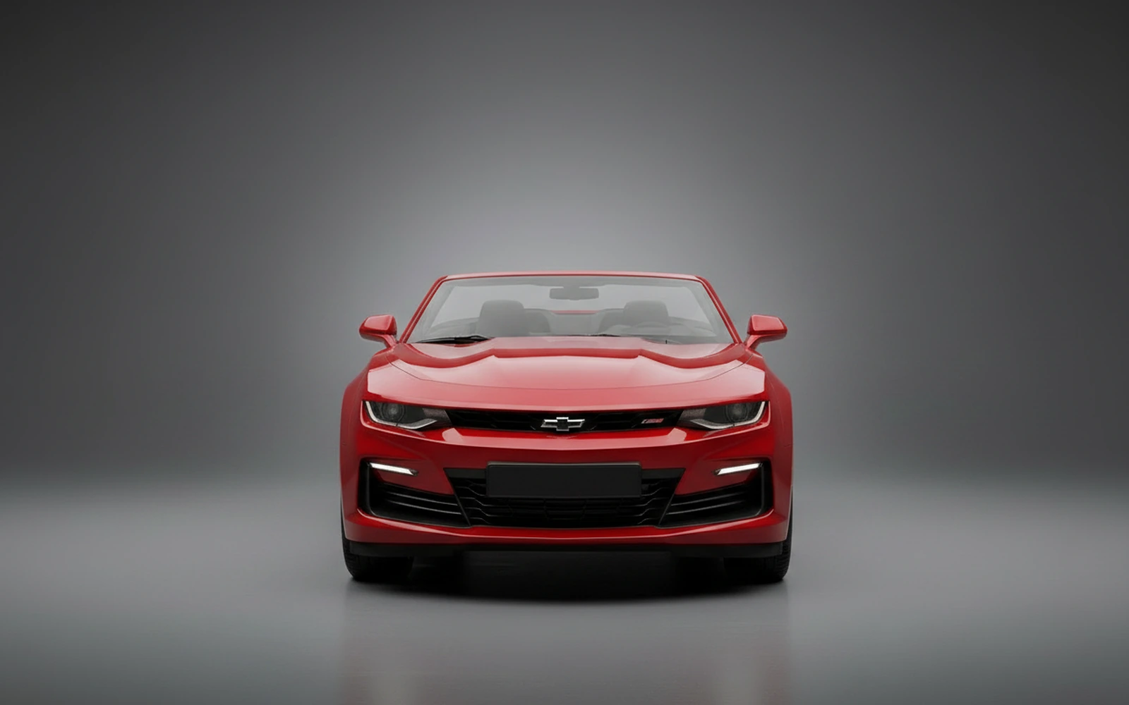 Chevrolet Camaro Convertible Red 2023 — exterior side view