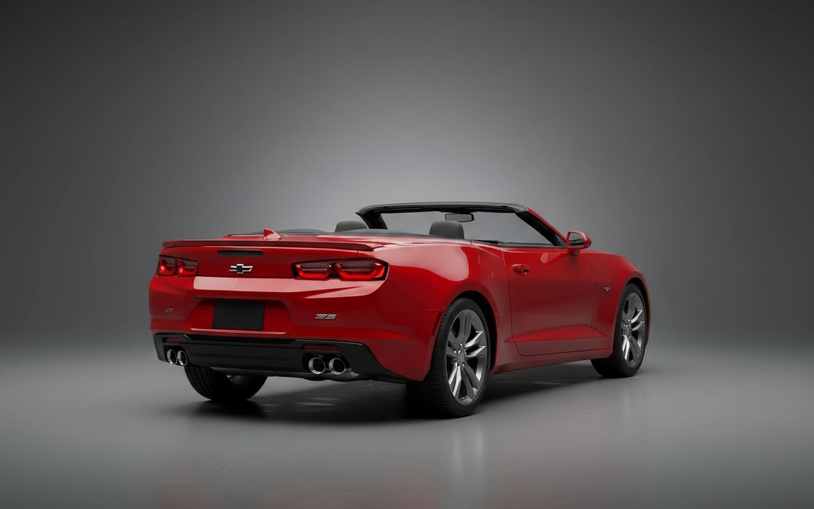 Chevrolet Camaro Convertible Red 2023 — interior dashboard
