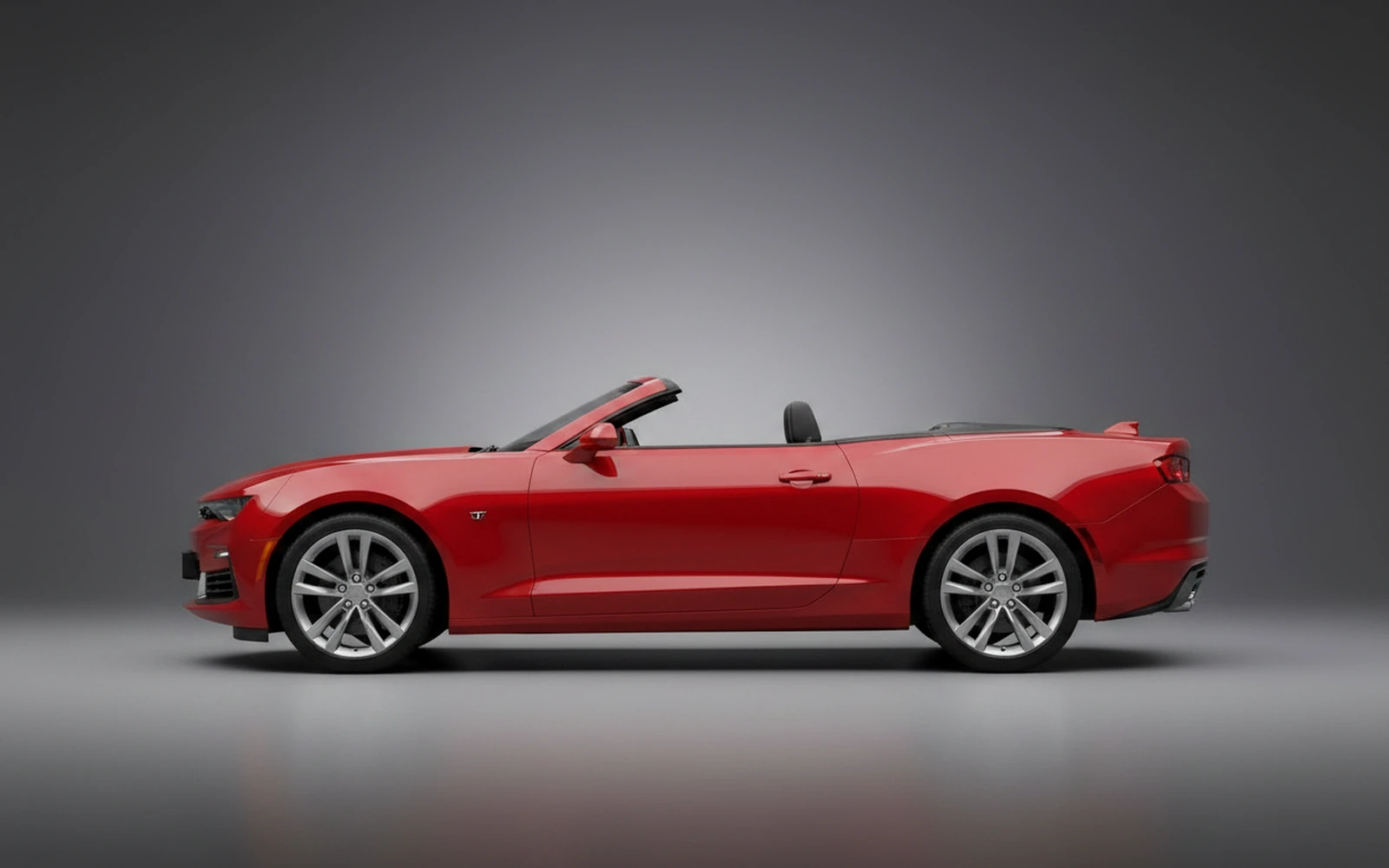 Chevrolet Camaro Convertible Red 2025 — exterior rear view