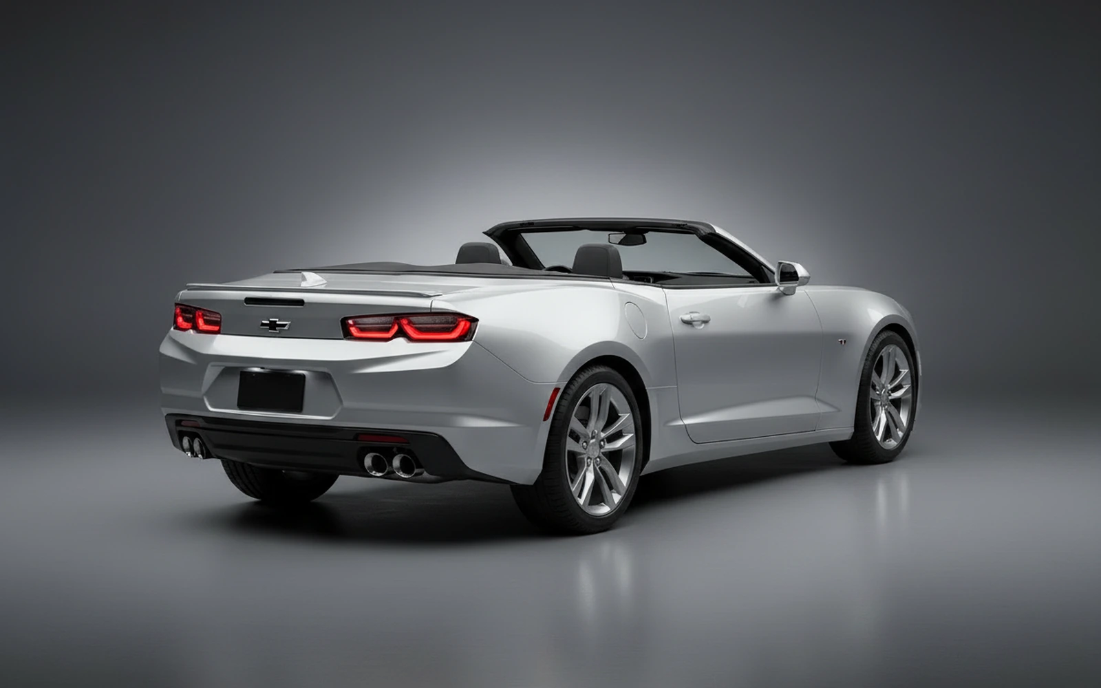 Chevrolet Camaro Convertible Silver 2025 — interior dashboard