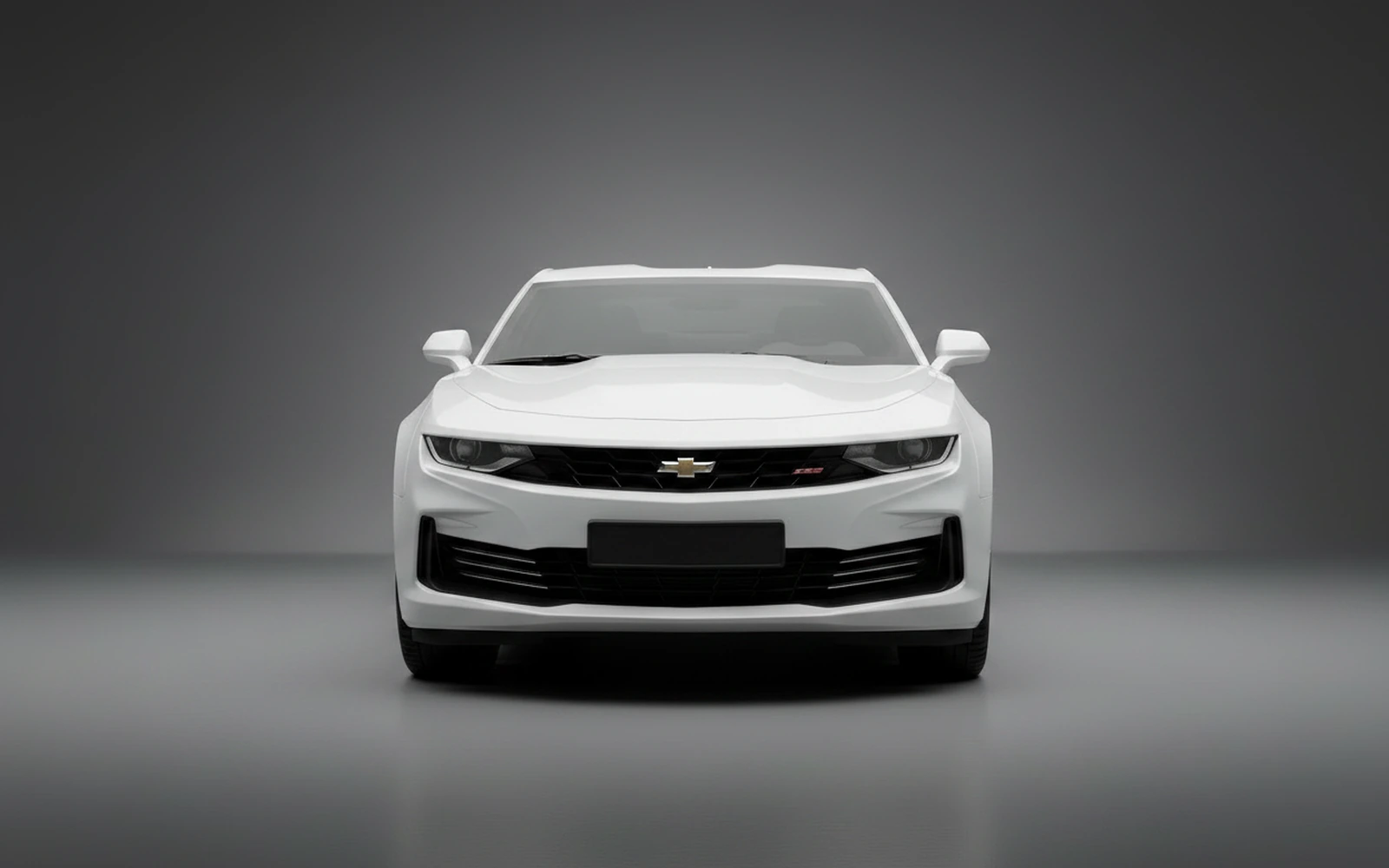 Chevrolet Camaro Orange White 2022 — exterior side view