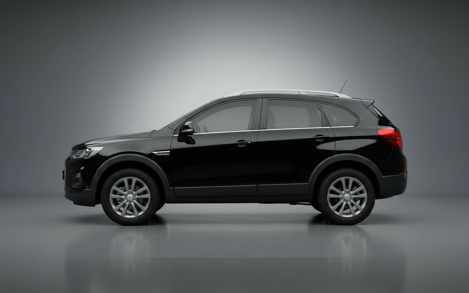 Chevrolet Captiva Black 2023 — exterior rear view