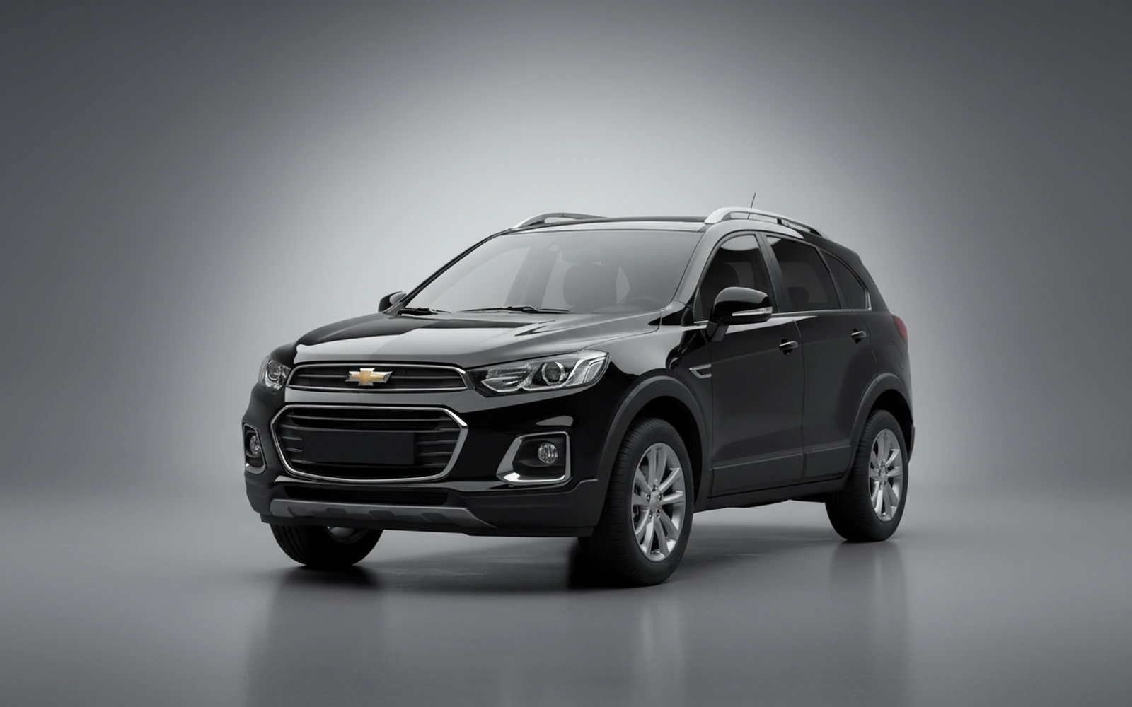 Chevrolet Captiva Black 2023 for rent in Miami — exterior photo