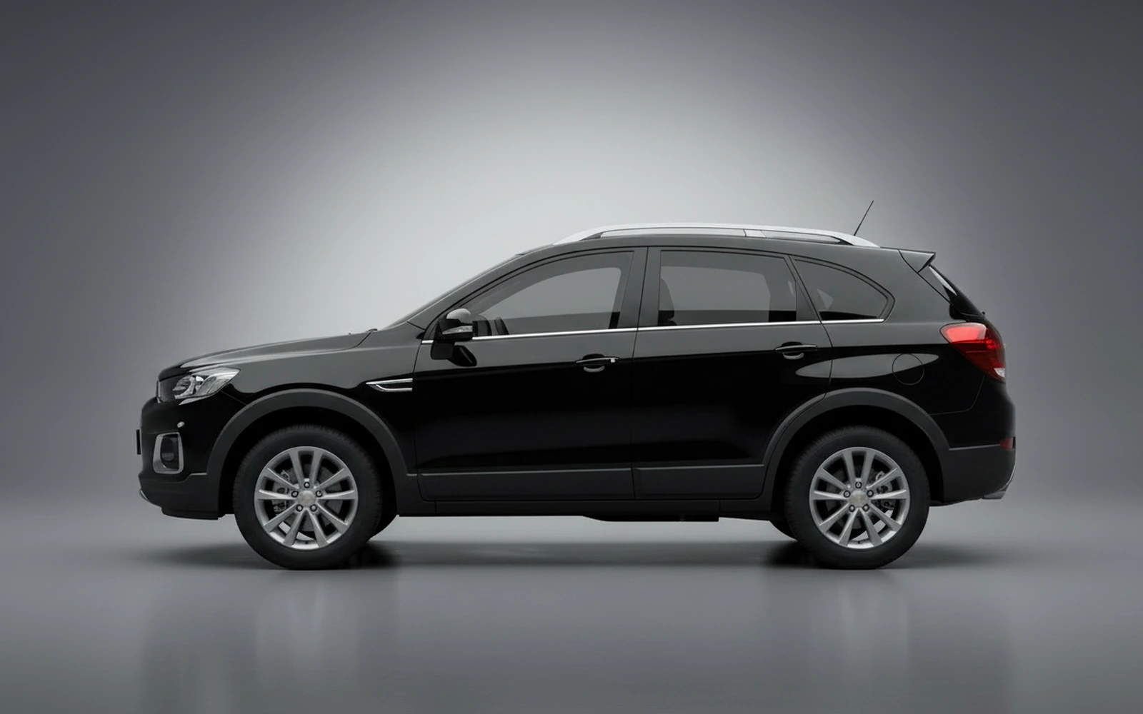 Chevrolet Captiva Black 2023 — exterior rear view