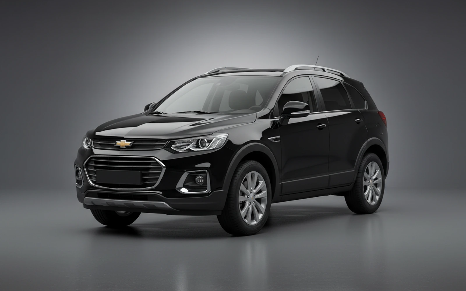 Chevrolet Captiva Black 2024 for rent in Miami — exterior front view