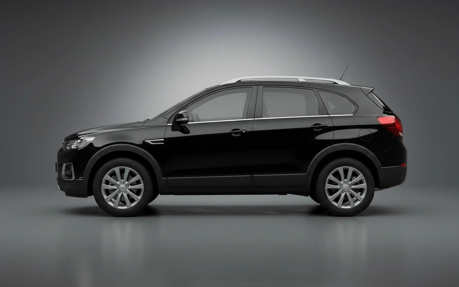 Chevrolet Captiva Black 2024 — exterior rear view