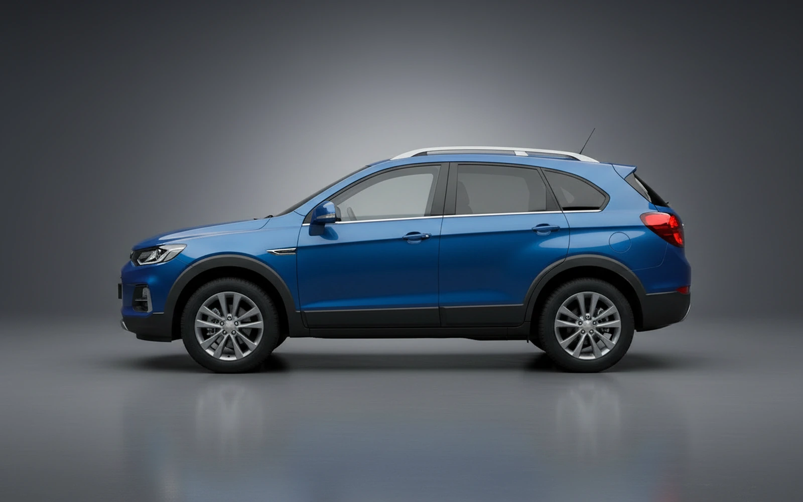 Chevrolet Captiva Blue 2024 — exterior rear view