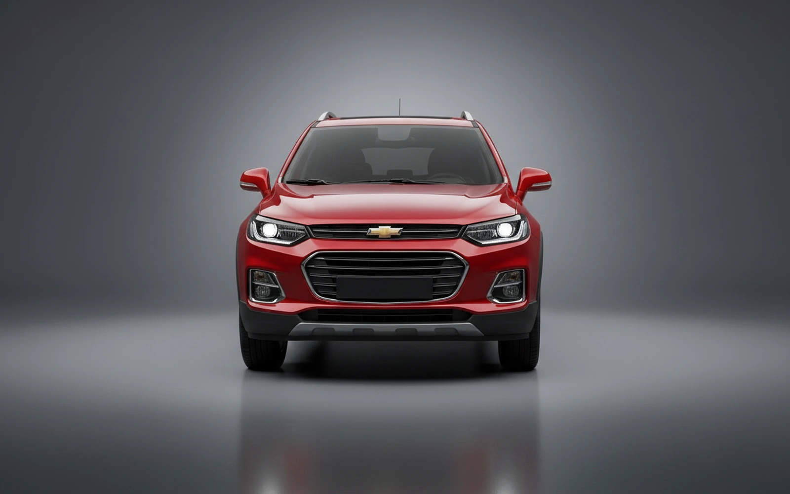 Chevrolet Captiva Red 2025 — exterior side view
