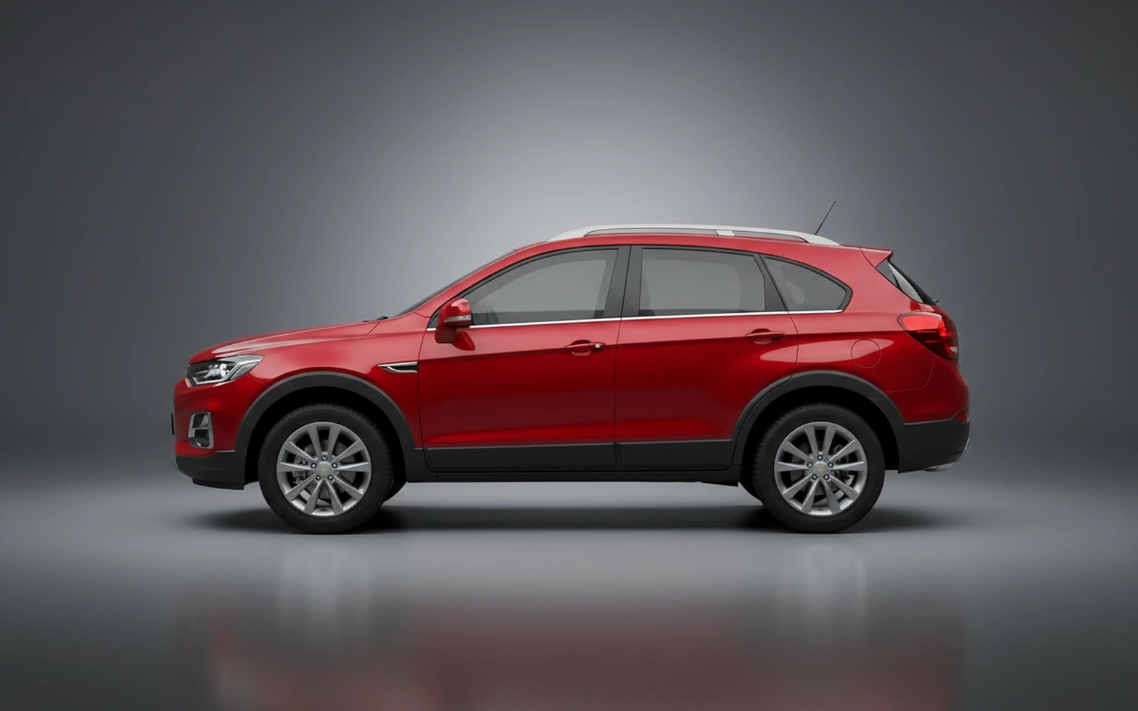 Chevrolet Captiva Red 2025 — exterior rear view