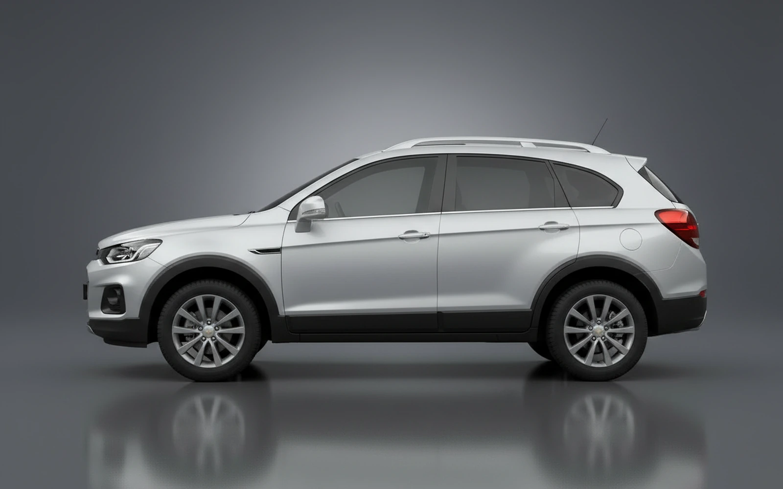 Chevrolet Captiva Silver 2026 — exterior rear view