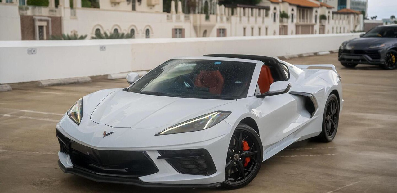 Chevrolet Corvette Stingray Black 2023 for rent in Miami — exterior photo