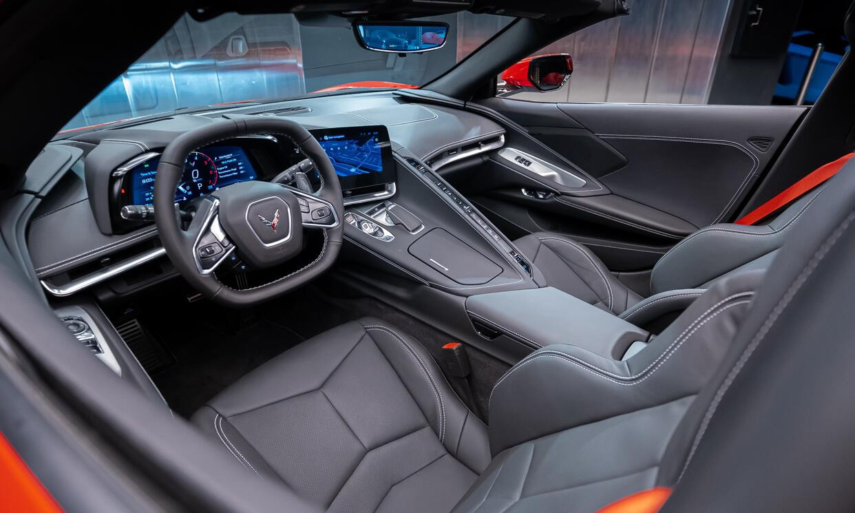 Chevrolet Corvette Stingray Red 2024 — exterior side view