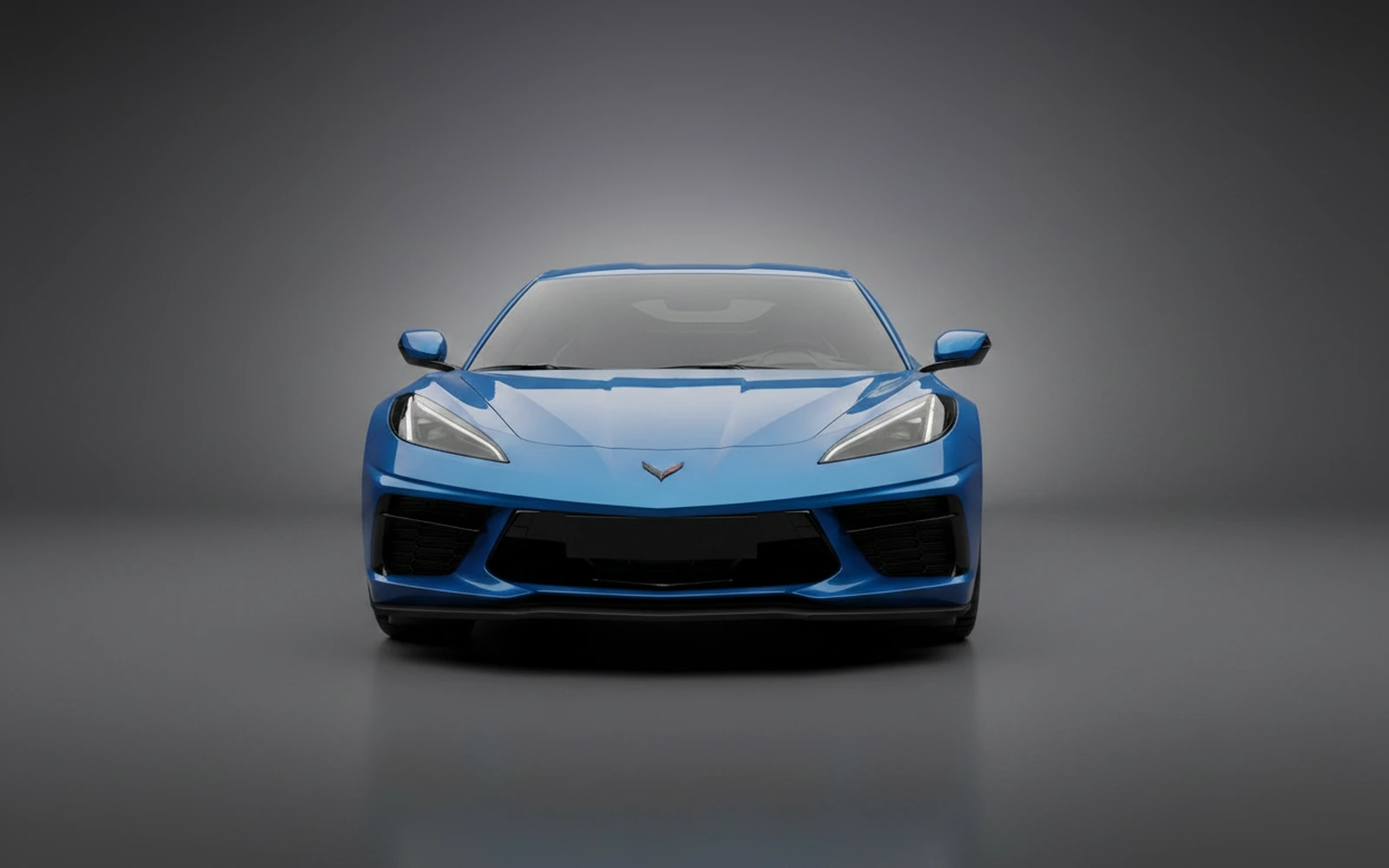 Chevrolet Corvette Z06 Blue 2022 — exterior side view