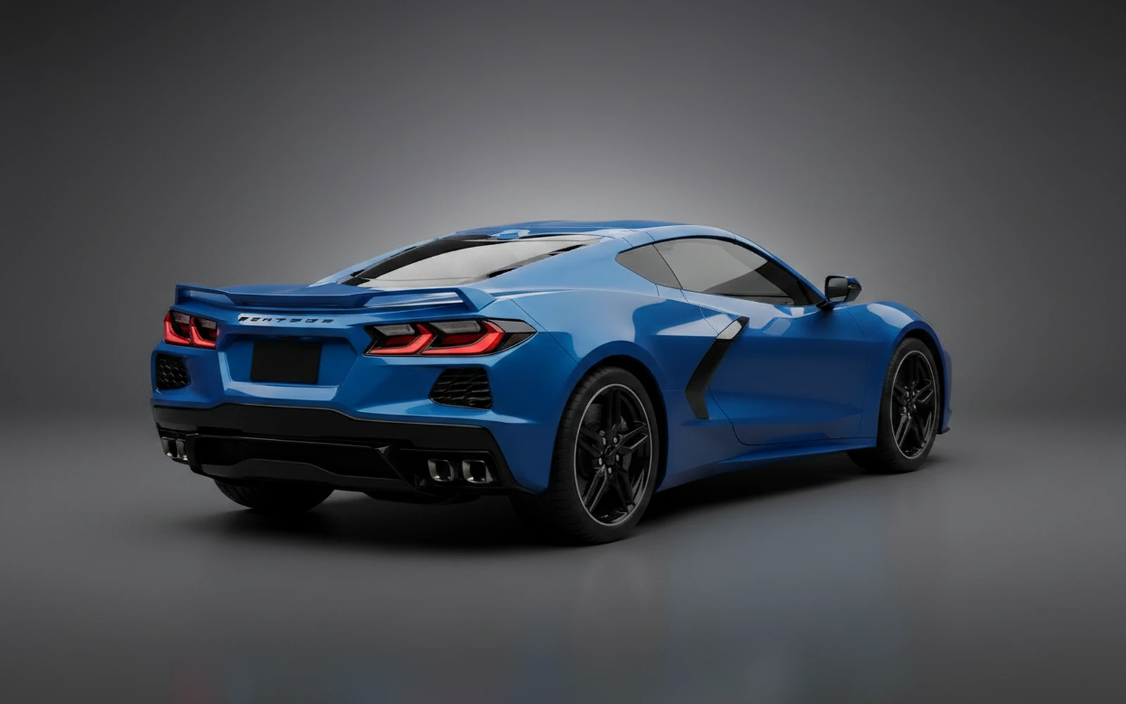Chevrolet Corvette Z06 Blue 2022 — interior dashboard