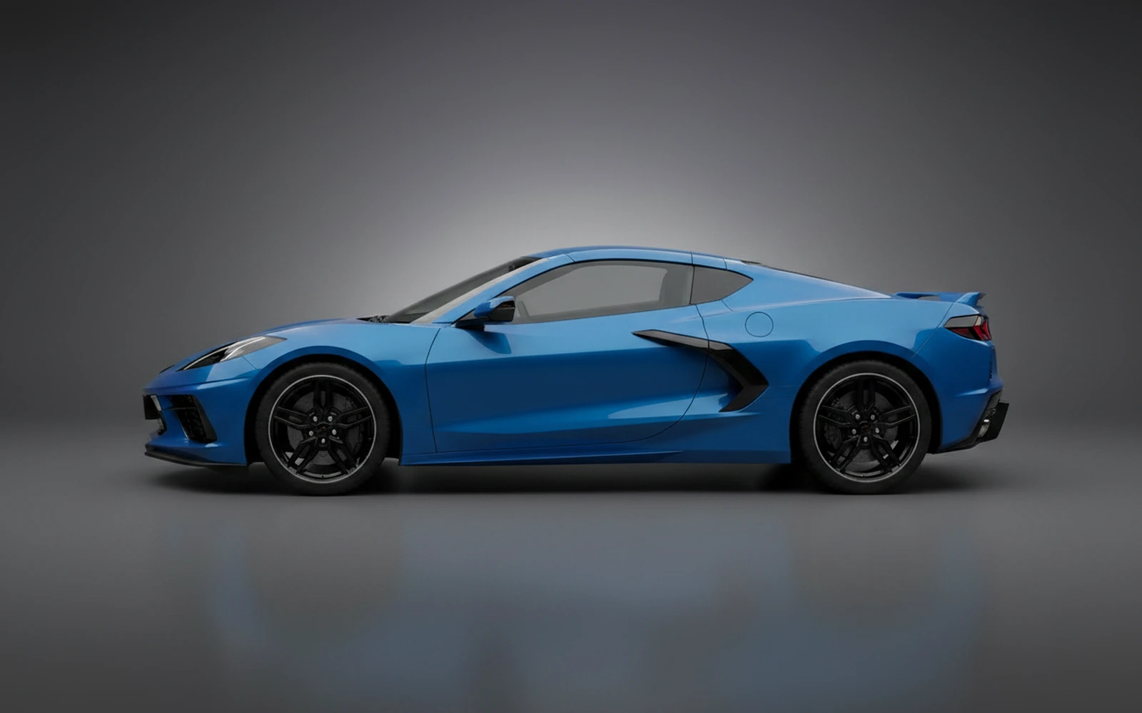 Chevrolet Corvette Z06 Blue 2022 — exterior rear view