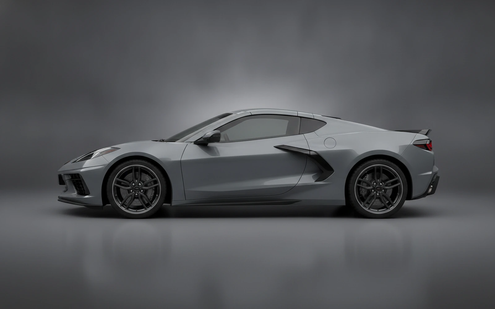 Chevrolet Corvette Z06 Gris 2022 — exterior rear view