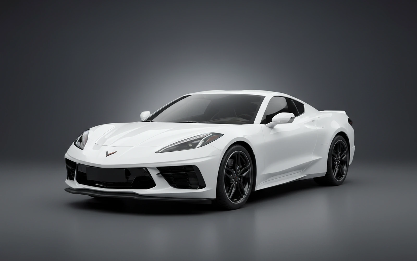 Chevrolet Corvette Z06 White 2022 for rent in Miami — exterior front view
