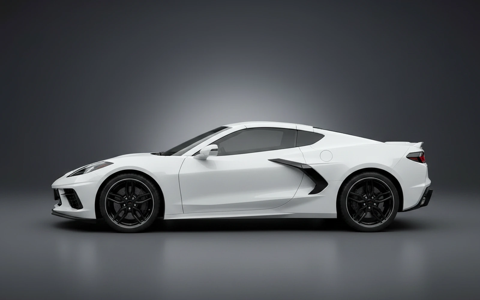 Chevrolet Corvette Z06 White 2022 — exterior rear view