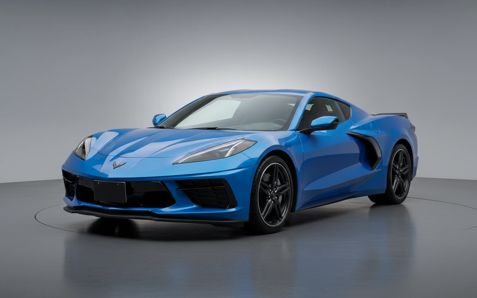 Chevrolet Corvette Blue 2023 for rent in Miami — exterior photo