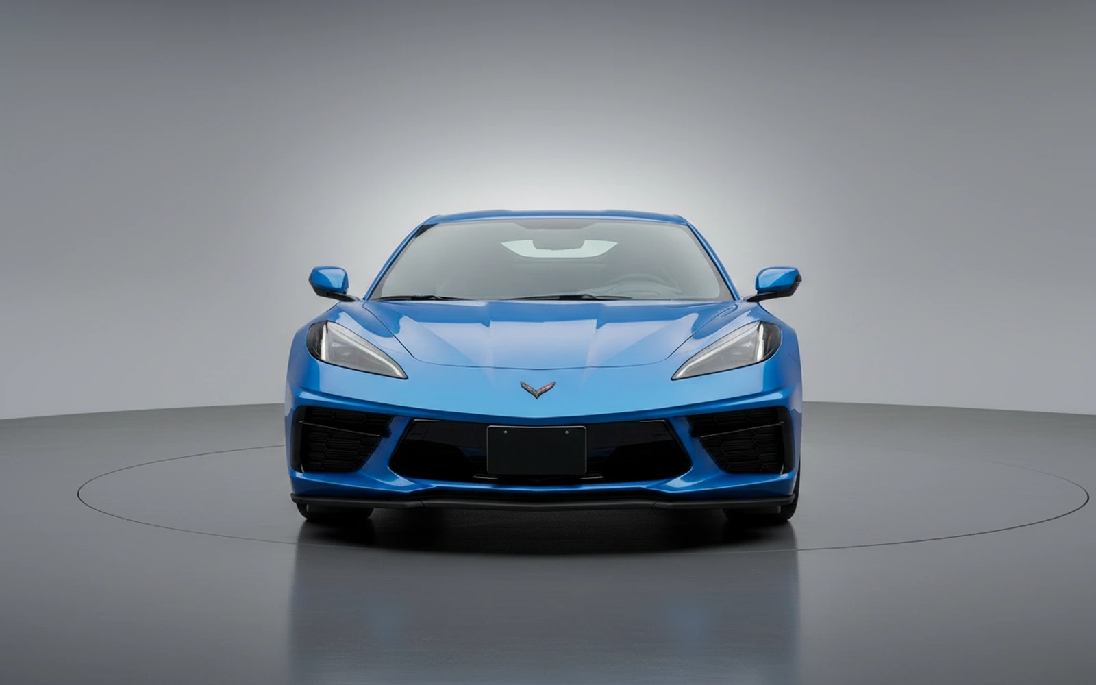 Chevrolet Corvette Blue 2023 — exterior side view