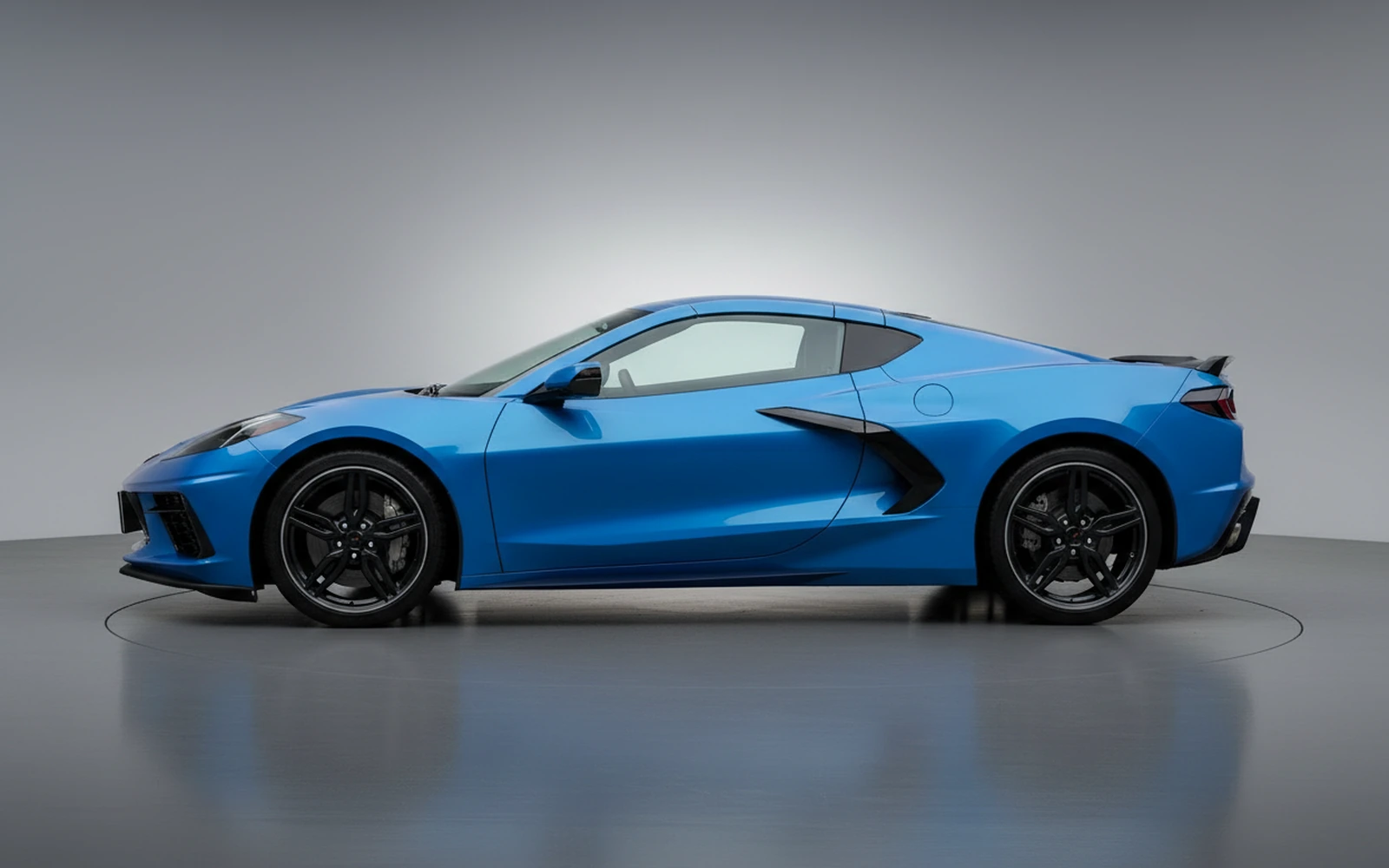 Chevrolet Corvette Blue 2023 — exterior rear view