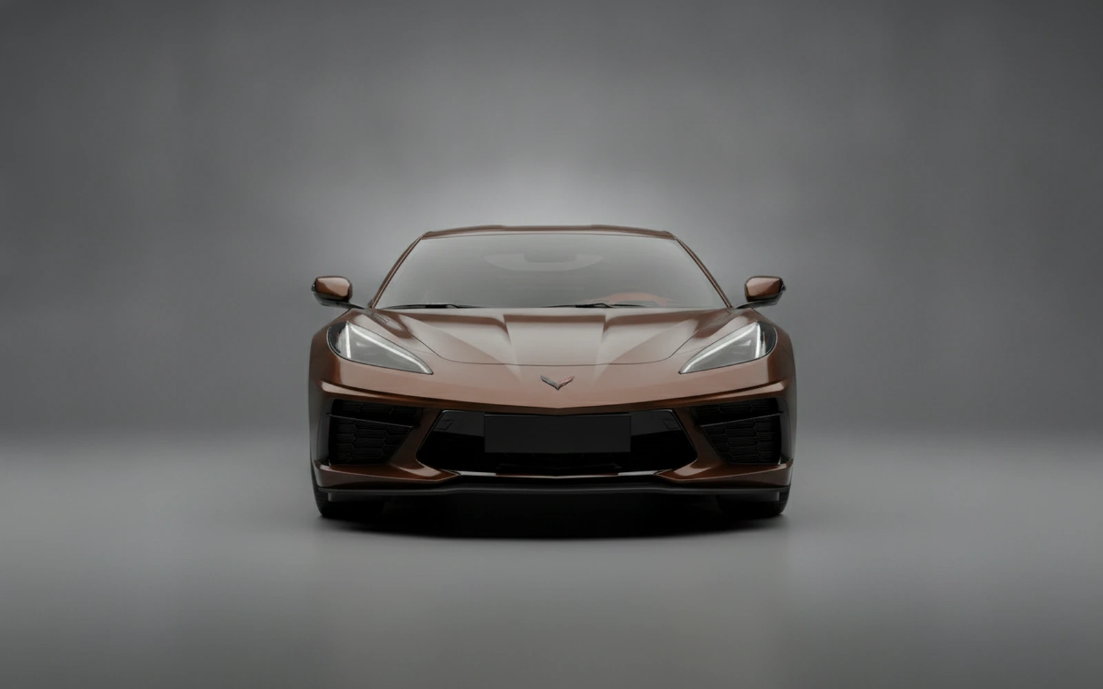 Chevrolet Corvette C8 Brown 2023 — exterior side view