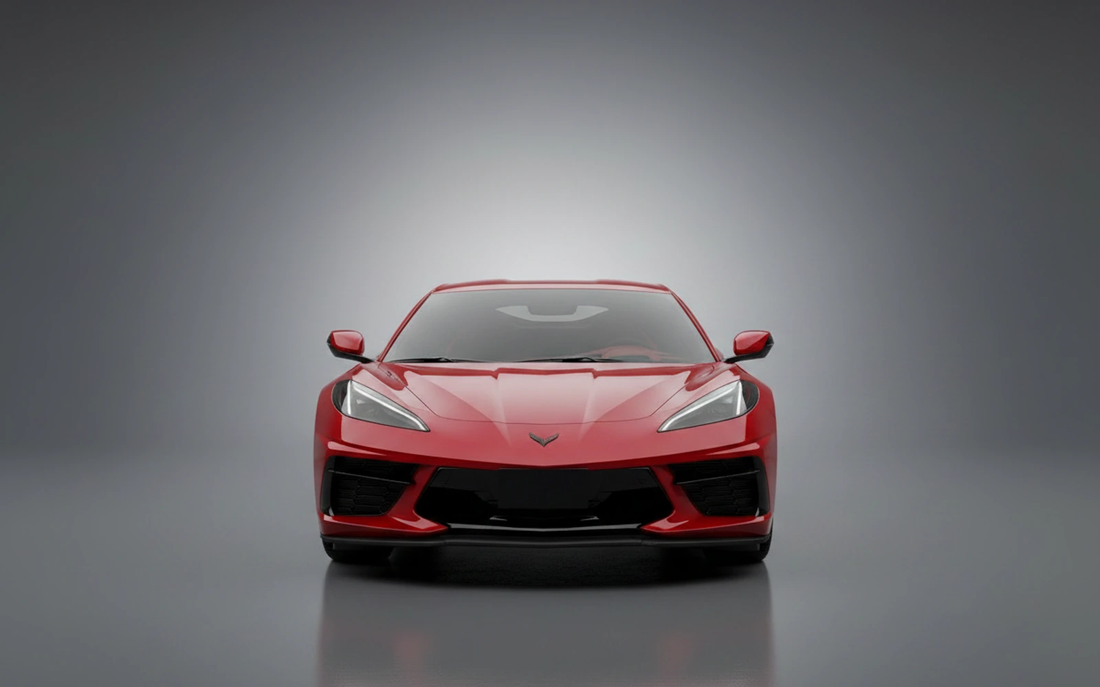 Chevrolet Corvette Red 2022 — exterior side view
