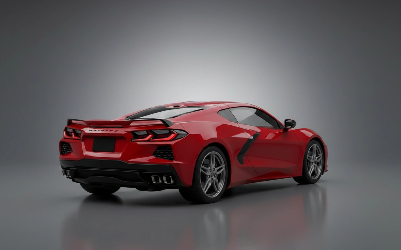 Chevrolet Corvette Red 2022 — interior dashboard
