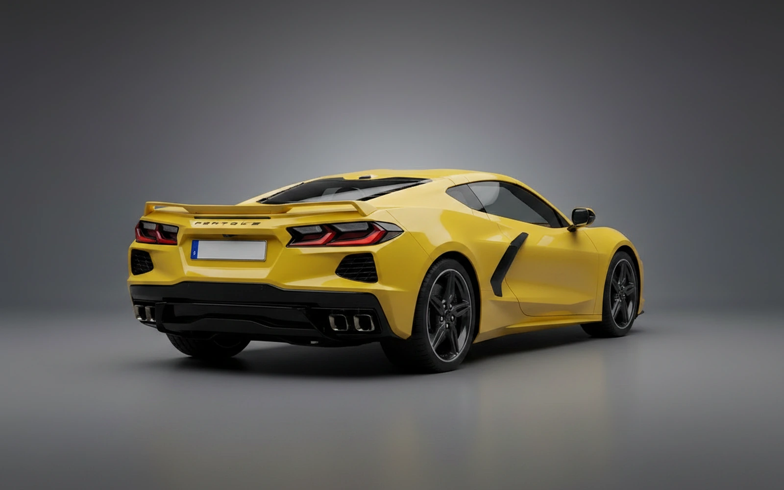 Chevrolet Corvette C8 R Edition Yellow 2021 — interior dashboard