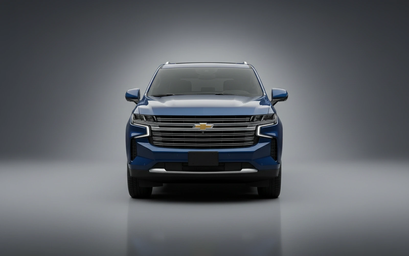 Chevrolet Suburban Blue 2025 — exterior side view