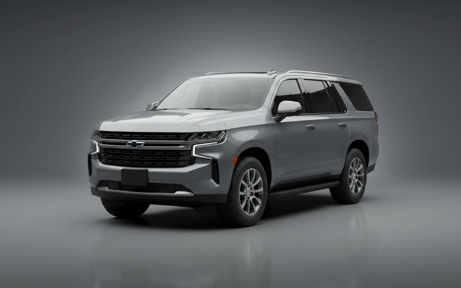 Chevrolet Suburban Grey 2025 for rent in Miami — exterior photo
