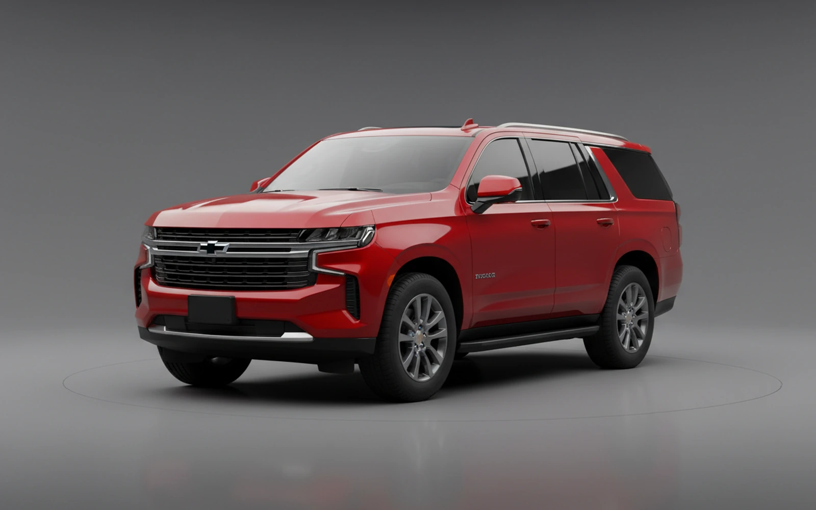 Chevrolet Suburban Red 2024 for rent in Miami — exterior photo
