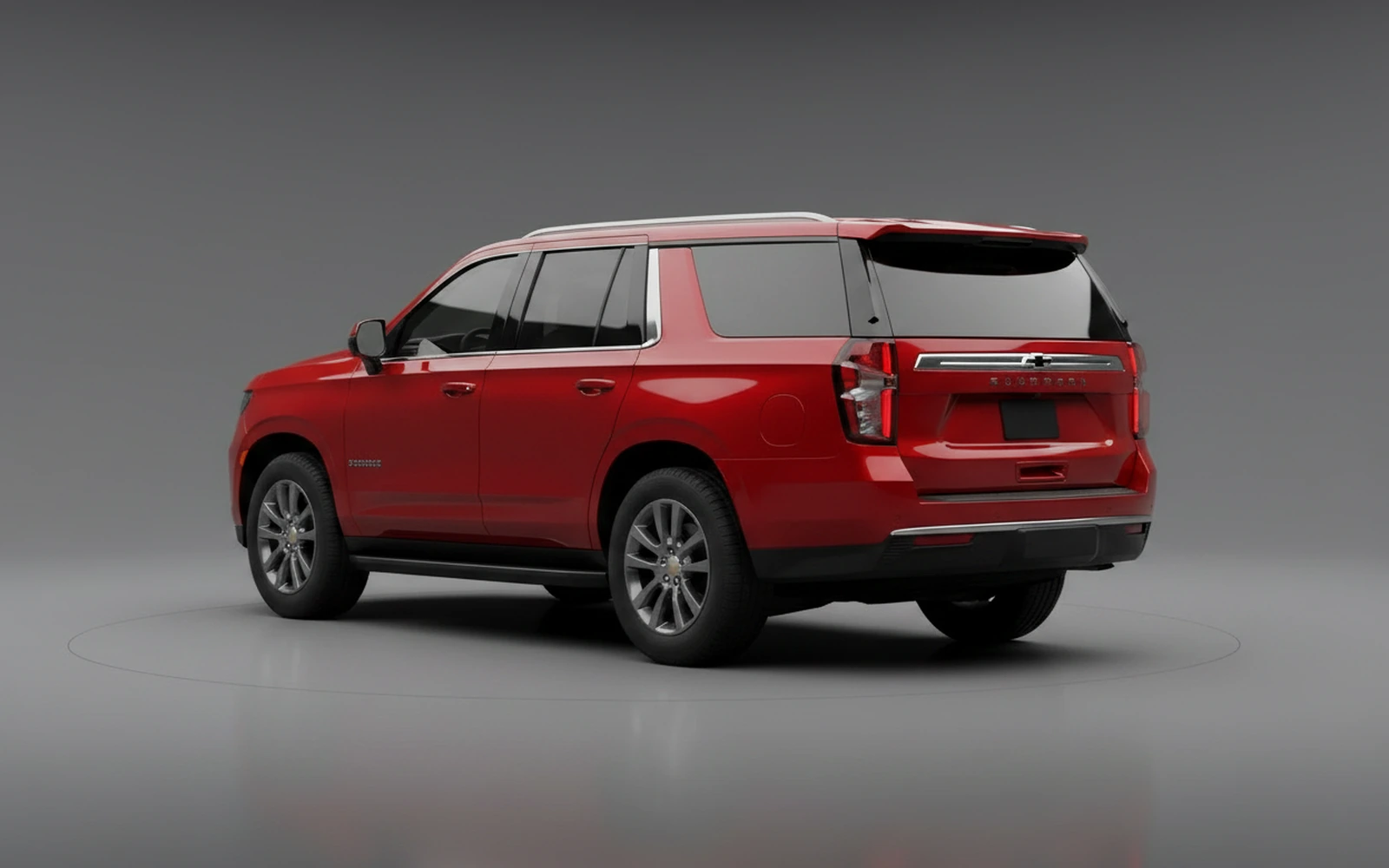 Chevrolet Suburban Red 2024 — interior dashboard