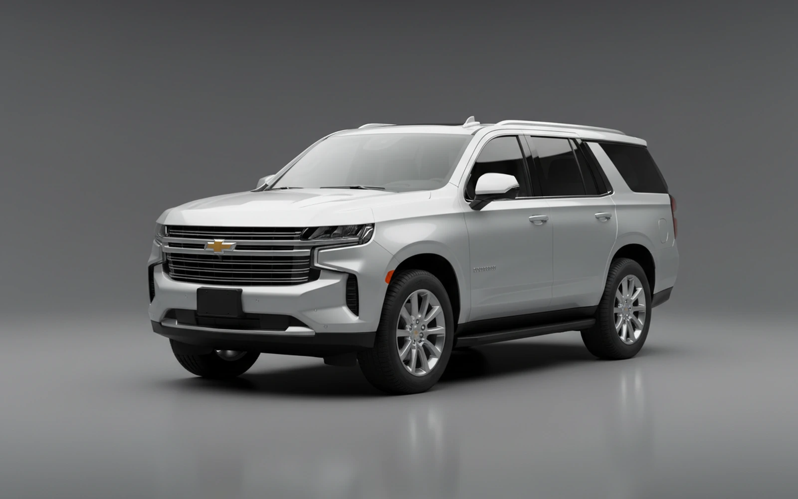 Chevrolet Suburban Silver 2024 for rent in Miami — exterior photo