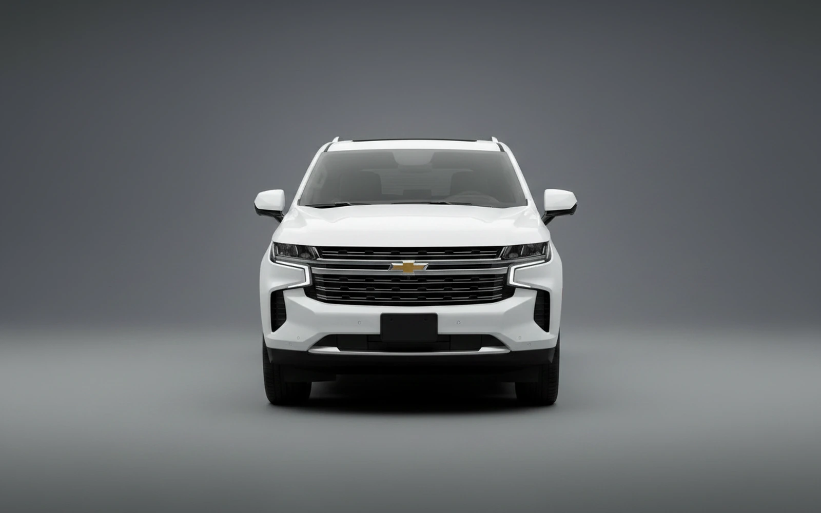 Chevrolet Suburban White 2025 — exterior side view