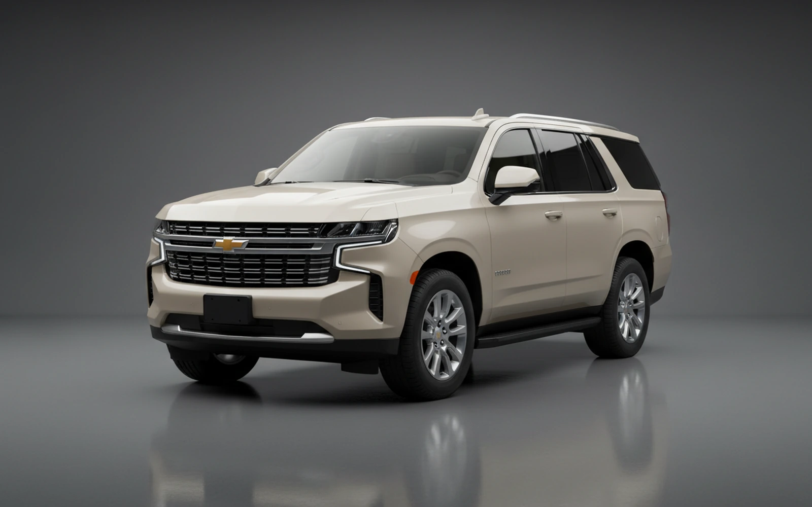 Chevrolet Tahoe Beige 2022 for rent in Miami — exterior front view