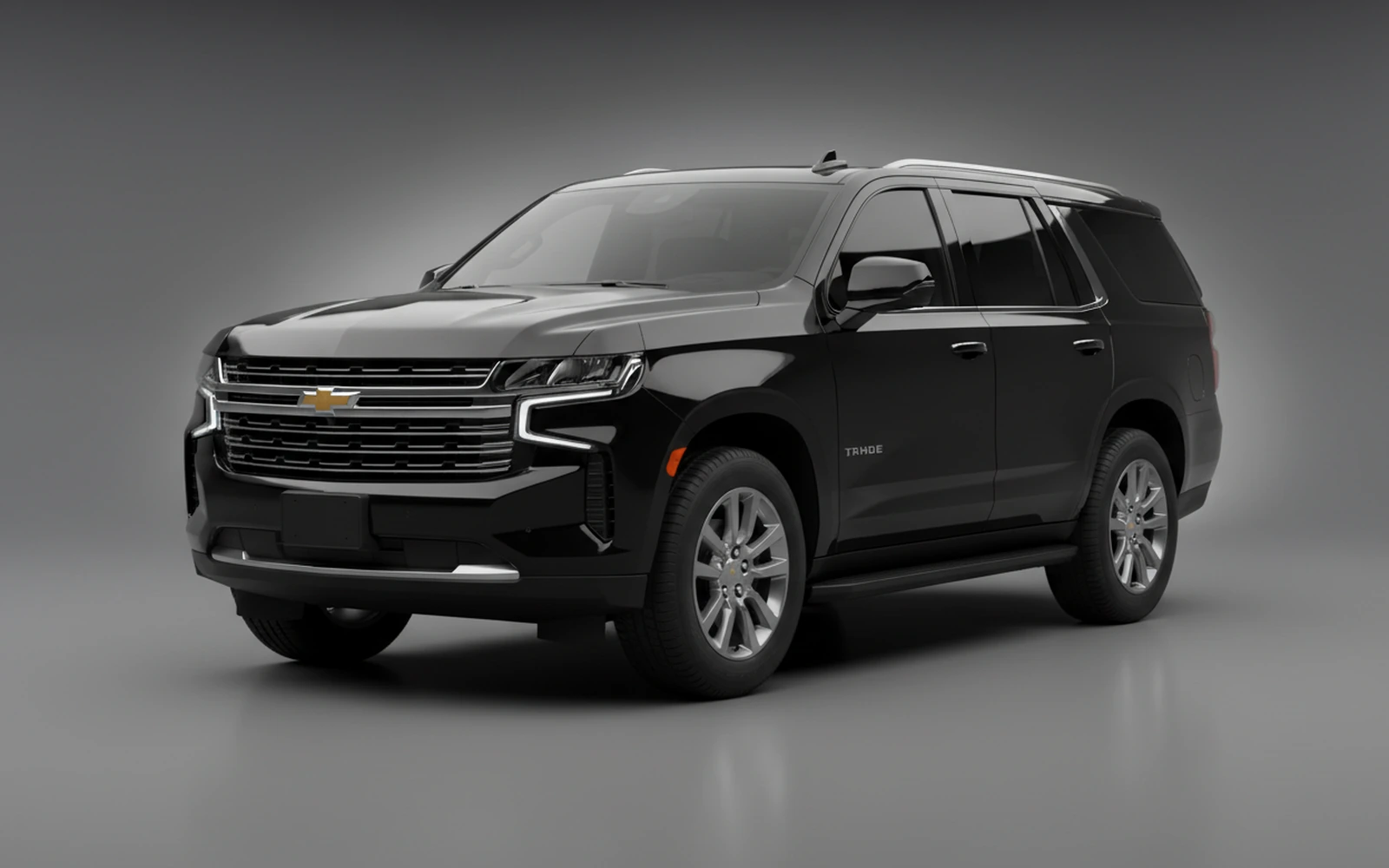 Chevrolet Tahoe Black 2022 for rent in Miami — exterior front view