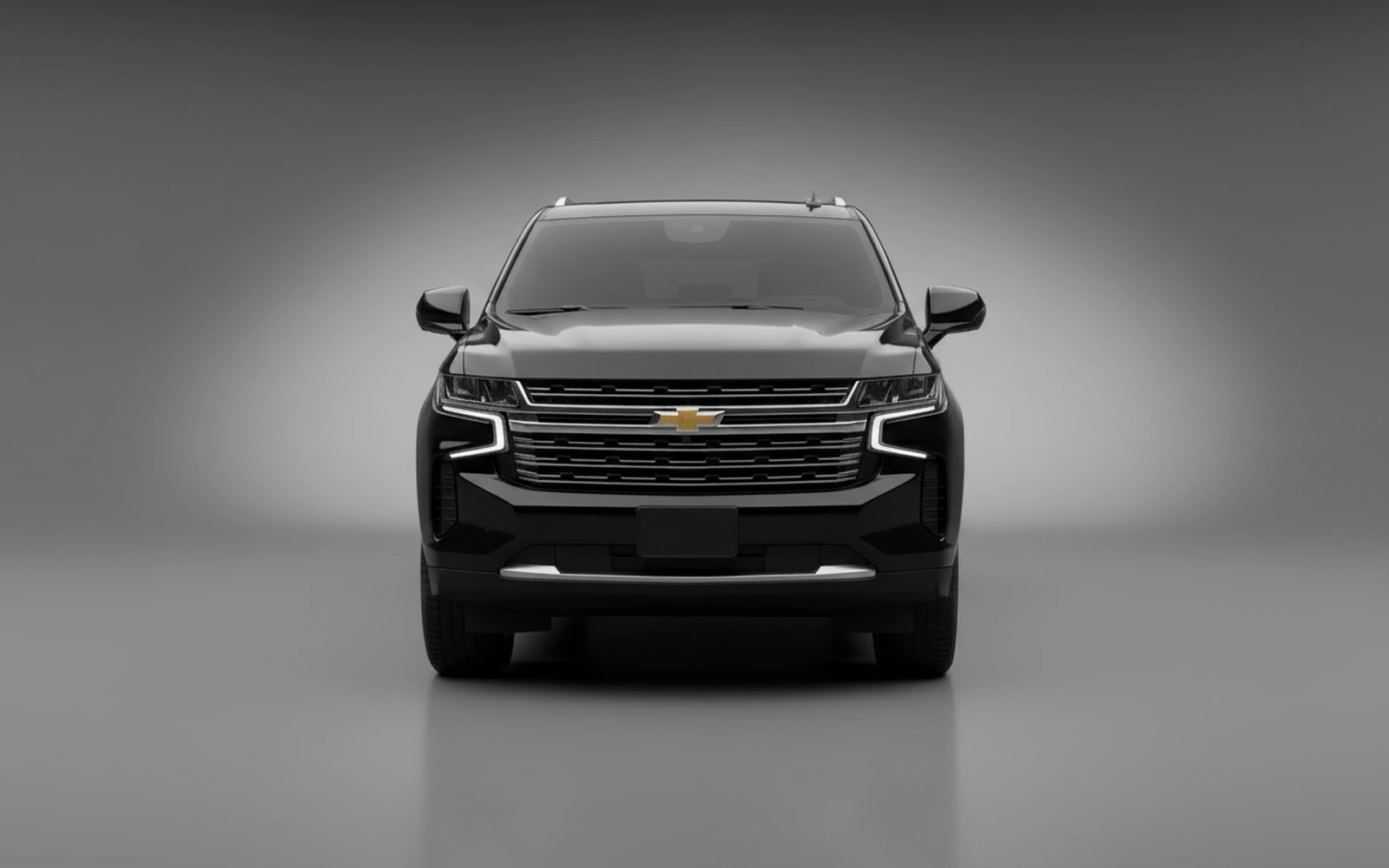 Chevrolet Tahoe Black 2022 — exterior side view