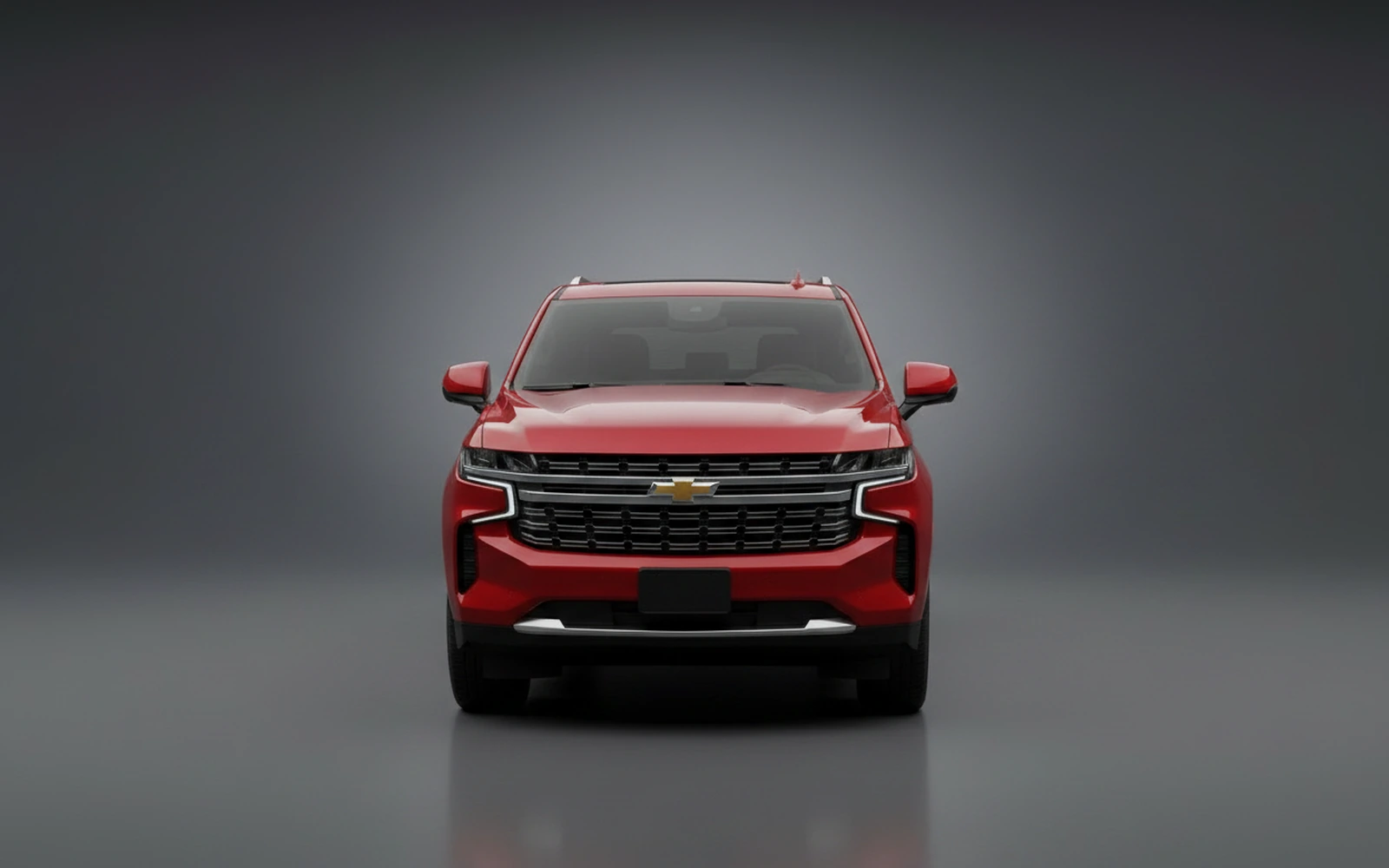 Chevrolet Tahoe Red 2024 — exterior side view