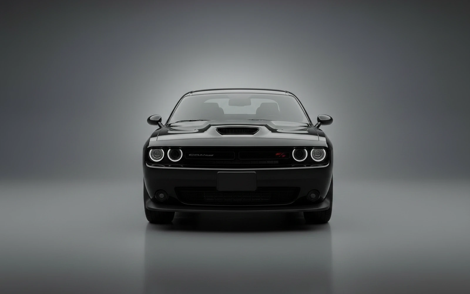 Dodge Challenger Black 2022 — exterior side view
