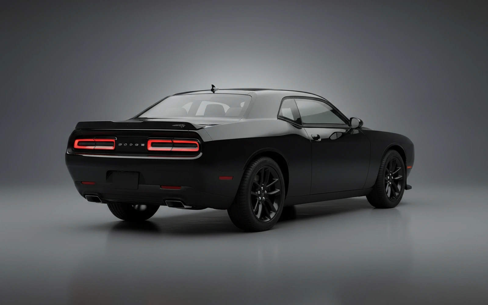 Dodge Challenger Black 2022 — interior dashboard
