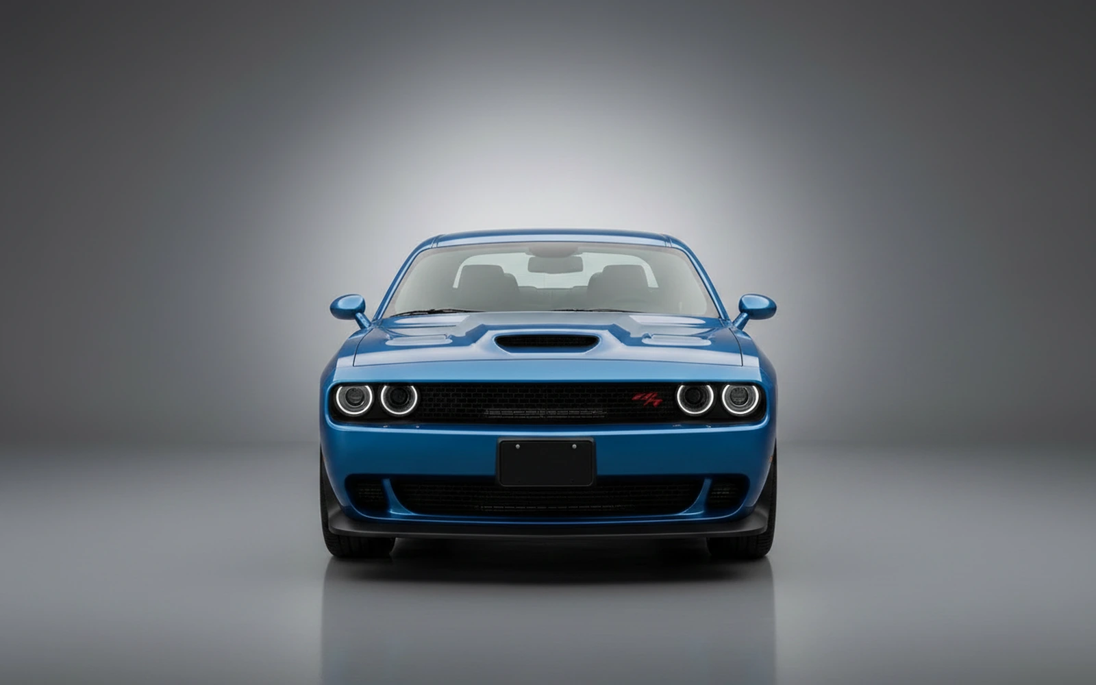 Dodge Challenger Blue 2022 — exterior side view