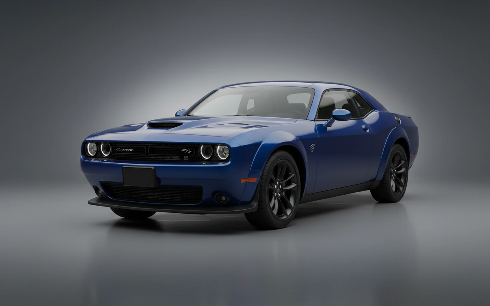 Dodge Challenger GT Blue 2023 for rent in Miami — exterior photo