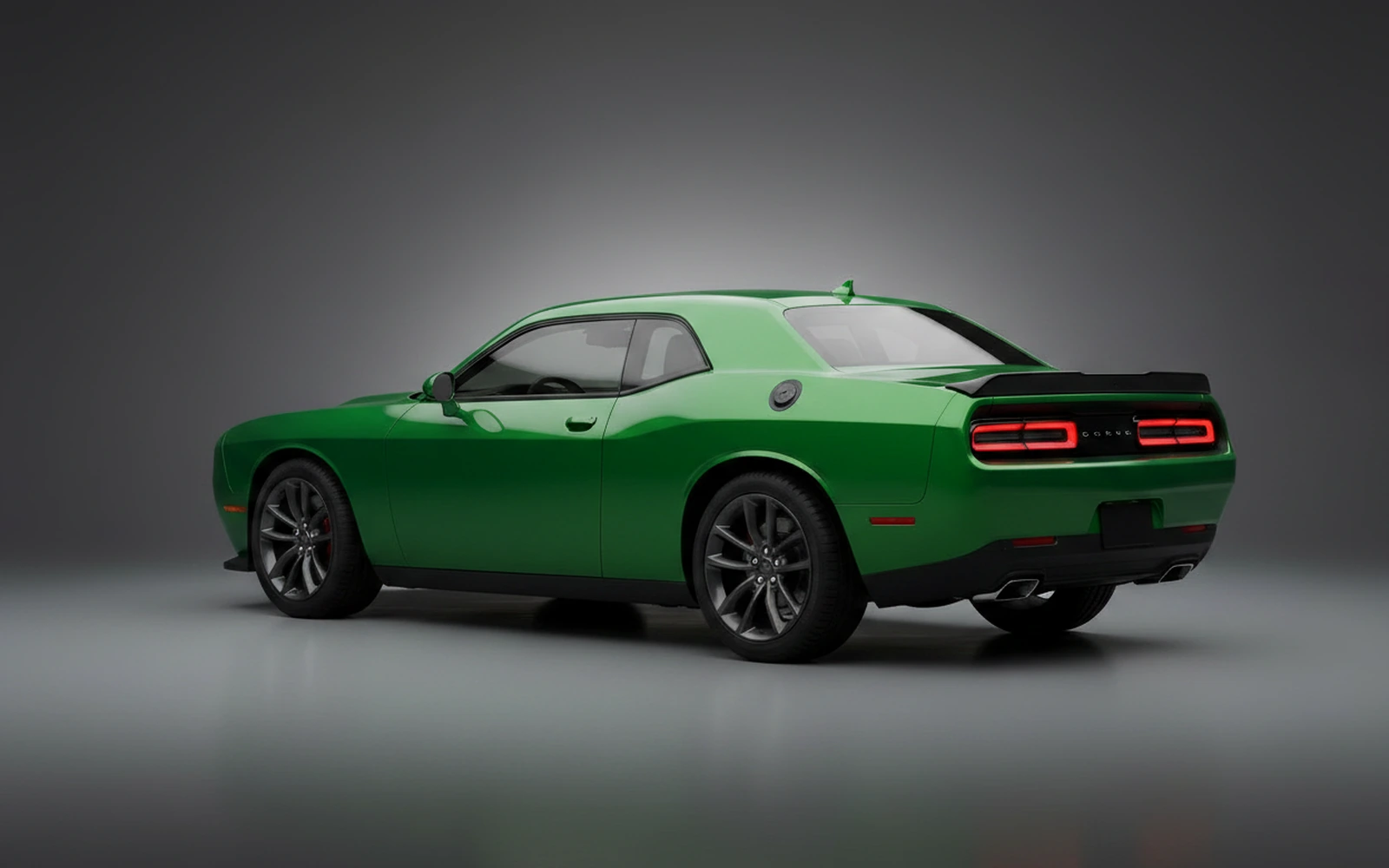 Dodge Challenger GT Green 2023 — interior dashboard
